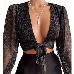 Showpo Head Over Heels Tie Top